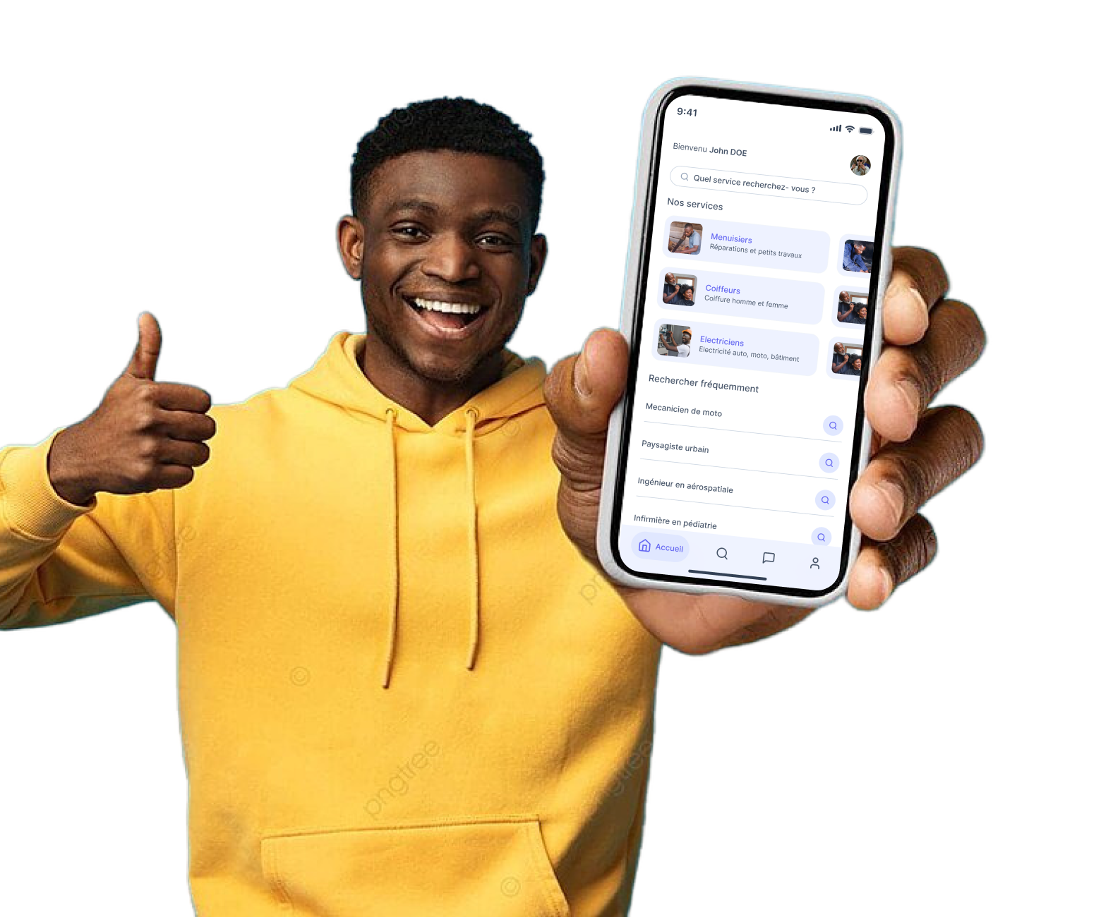 Téléchargement application